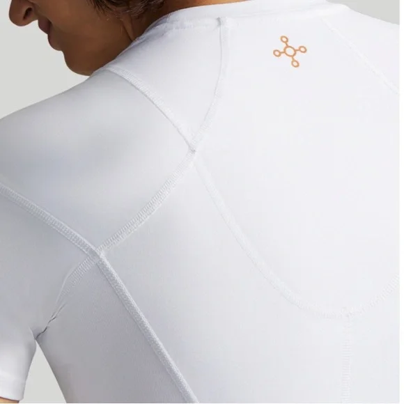 TOMMIE COPPER WHITE WOMEN’S PRO-GRADE SHORT SLEEVE SHOULDER SUPPORT SHIRT SIZE M - Picture 6 of 12